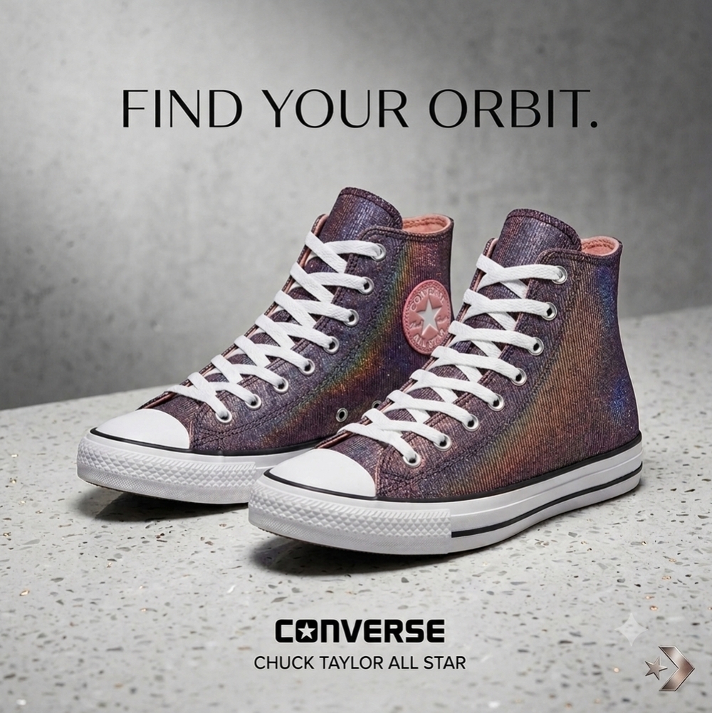 Converse Kids' Chuck Taylor Space Star Sneaker